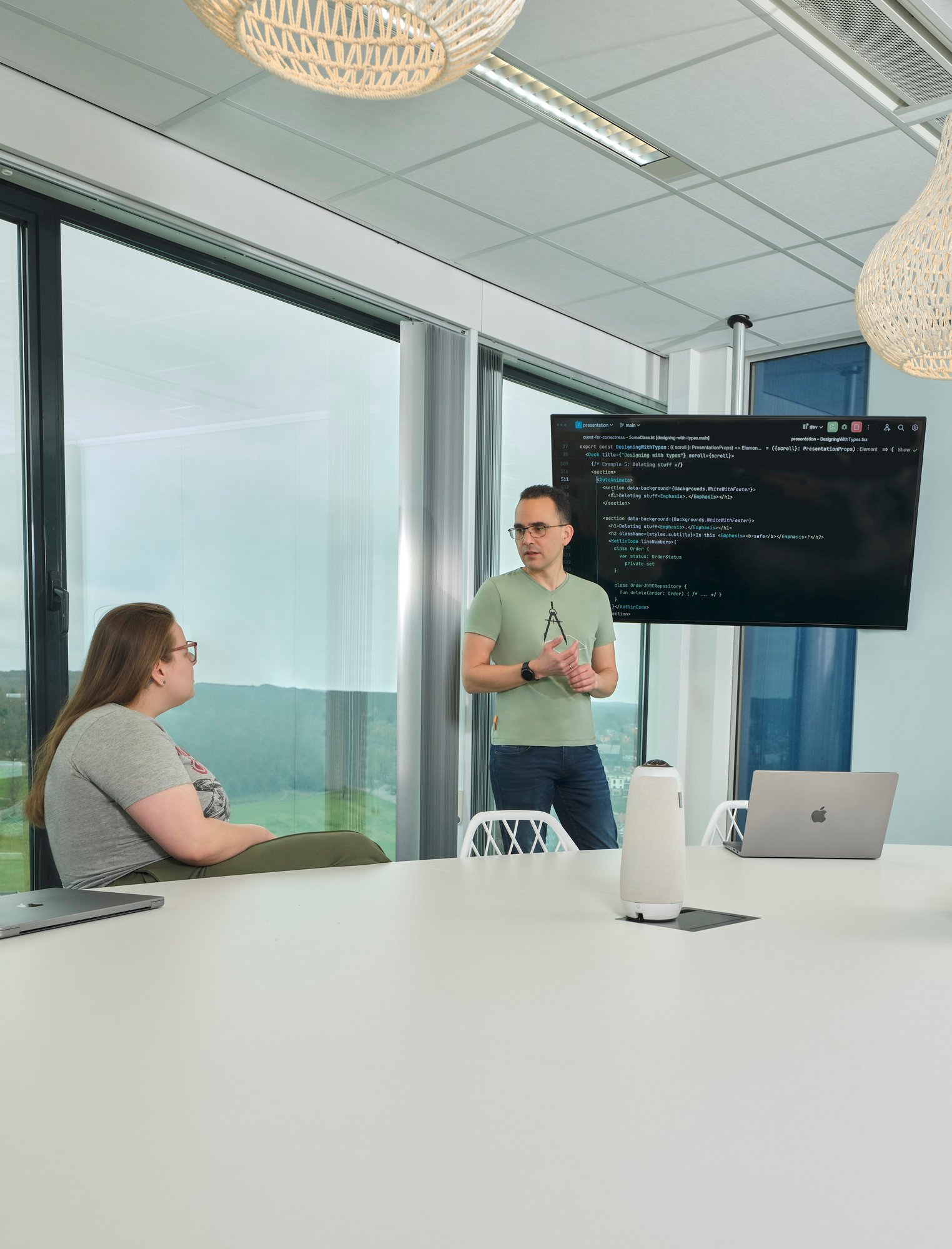 Presenteren-klant Presenteren-klant