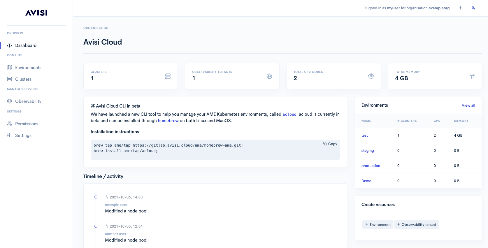 console-dashboard