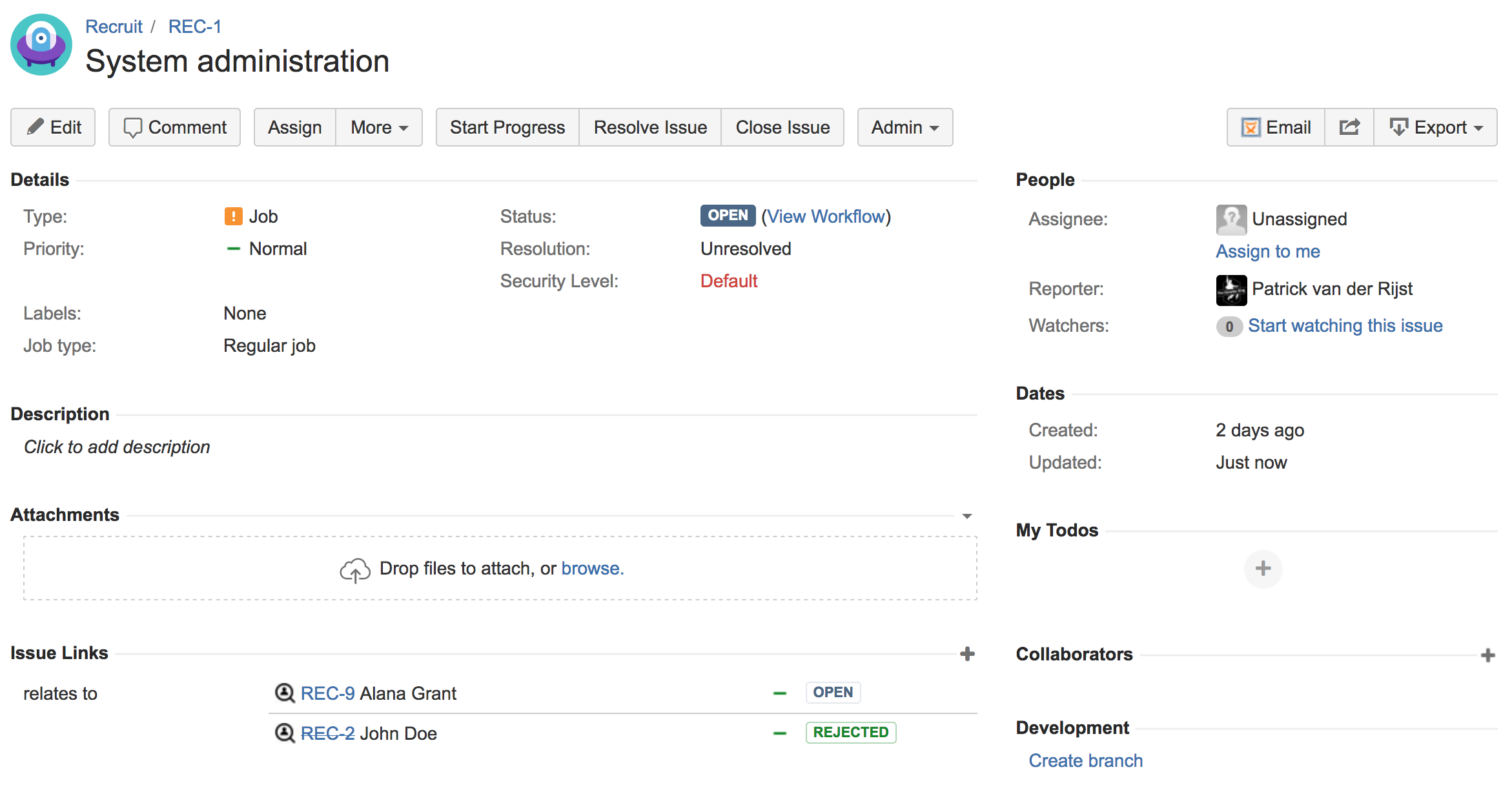 Jira Onboarding Template Jira Onboarding Template