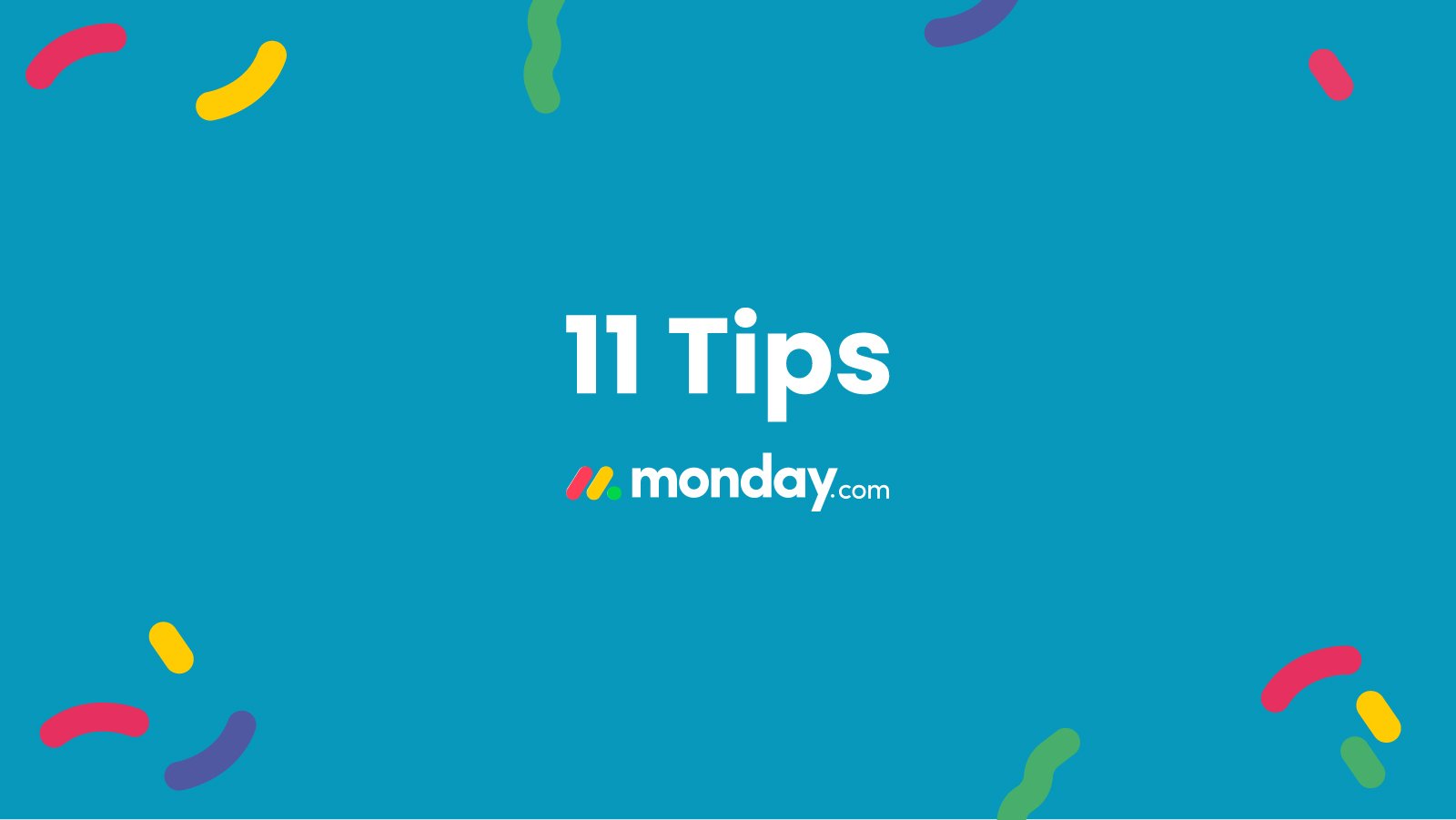 11 tips voor het gebruik van monday.com